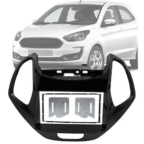 Moldura Painel 2 Din 7 Polegadas Ford Ka 2019 Até 2021 Hatch