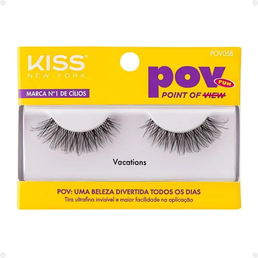 Cílios Postiços Kiss New York Pov Vacations Pov05b