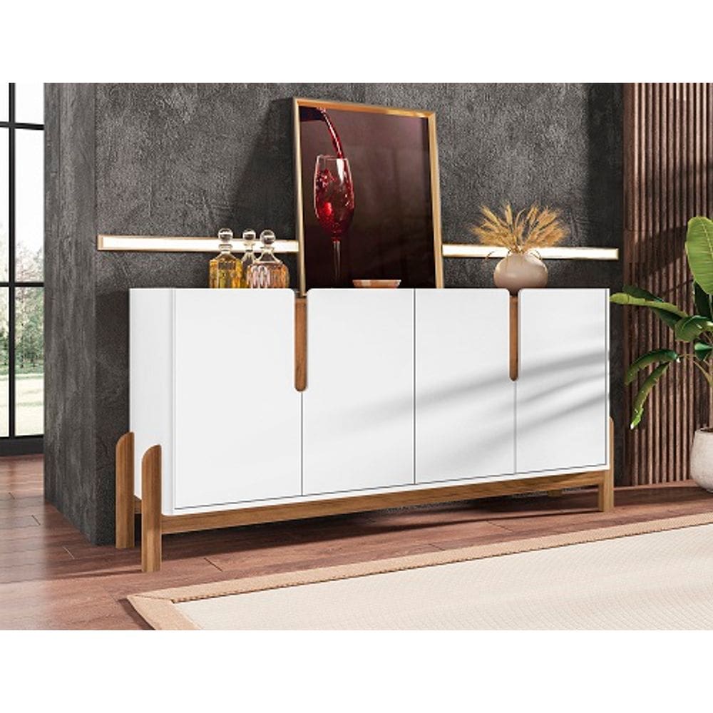 Buffet Lizz 1.70 Branco/Cedro - Casa D Móveis