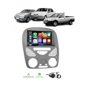 Kit Multimídia Palio Strada Siena Fire S/ Ar 02 / 14 7 Pol CarPlay AndroidAuto - FirstOption 8100