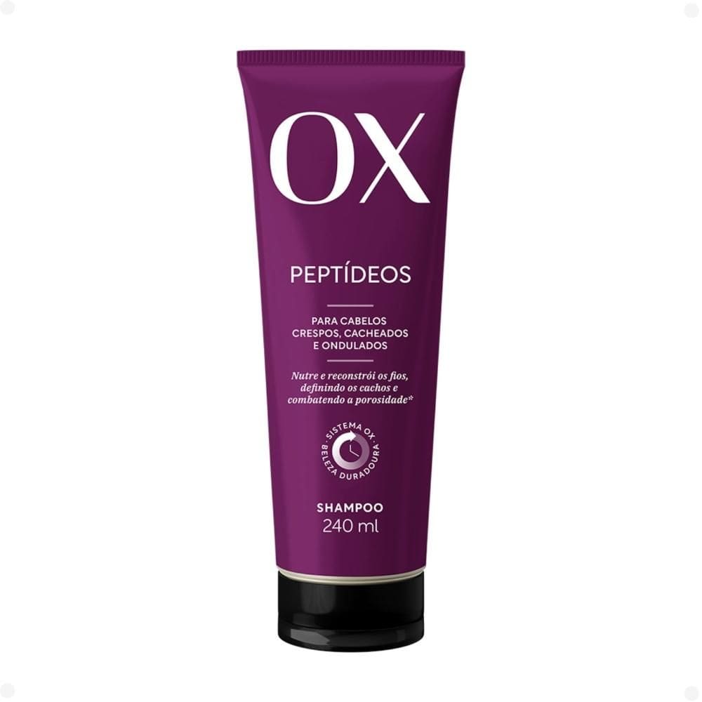 Shampoo OX Peptídeos Cabelos Crespos, Cacheados e Ondulados 240ml