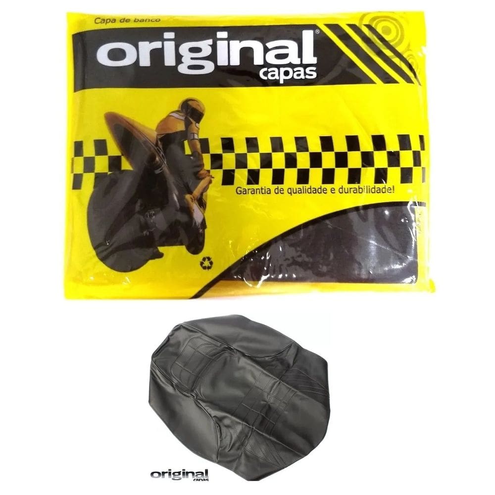 Capa de Banco Nxr 160 Moto Bros 2022 2023 2024 XRE 190 Preto O. Capas