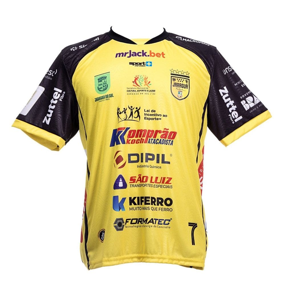Camisa Jaraguá Futsal - 61-Amarelo-M