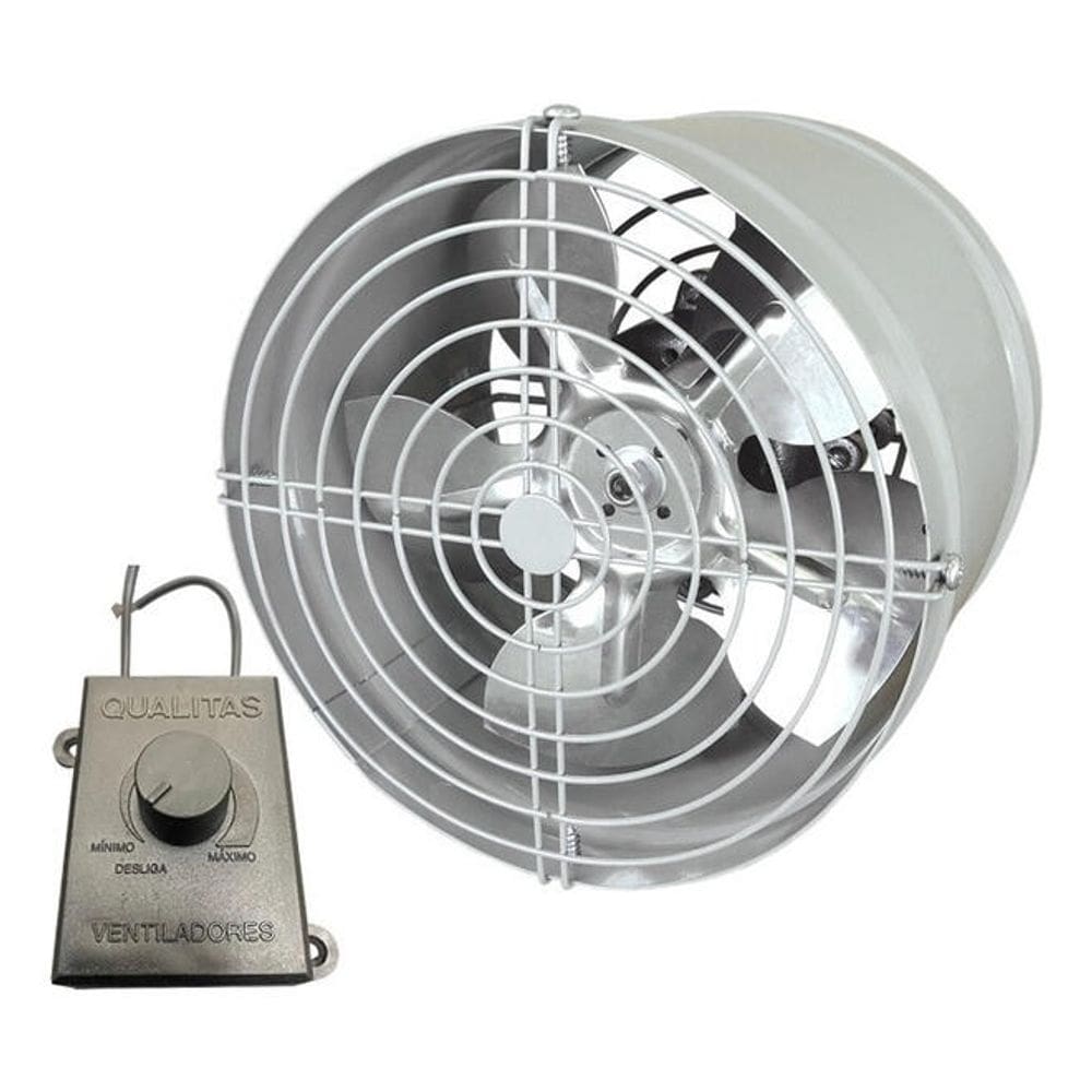 Exaustor Axial Industrial 25cm Bivolt EQ250M4 110v/220v Qualitas