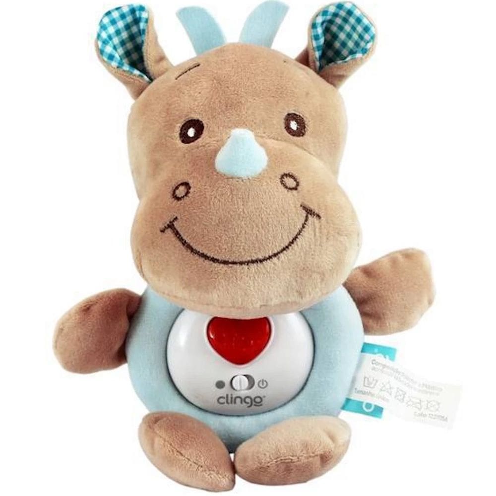 Pelúcia Musical Rinoceronte Rocky Clingo