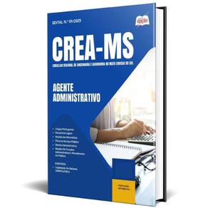 Apostila Concurso Crea Ms 2025 - Agente Administrativo