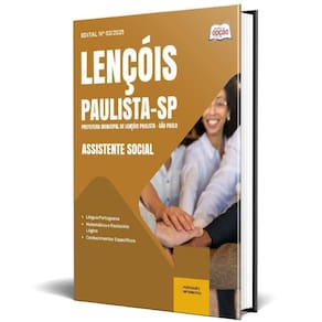 Apostila Prefeitura Lençóis Paulista Sp 2025 Assistente