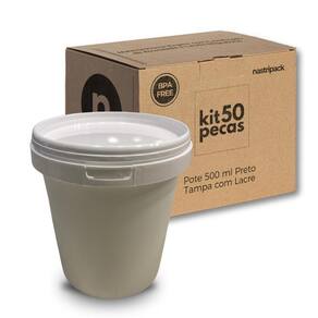 Pote Plástico Para Fazer Slime - Kit Com 50 Pçs