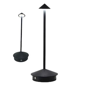 Luminaria de Mesa Abajur LED 3 Tons Controle de Intensidade Touch Bateria Recarregavel USB Cabeceira Quarto Elegante Iluminaçao Decorativo