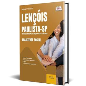 Apostila Prefeitura Lençóis Paulista Sp 2025 Assistente