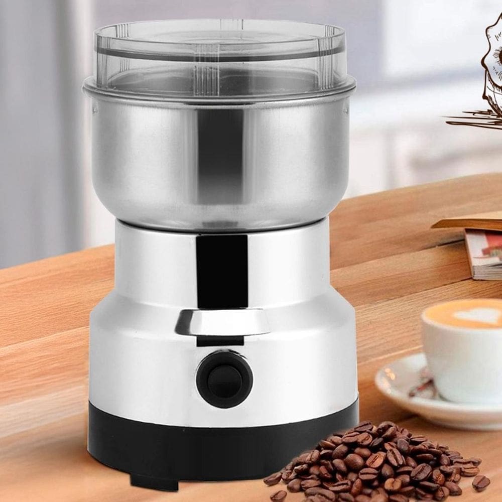 Triturador Grãos Elétrico Portátil Aço Inoxidável Ideal Café