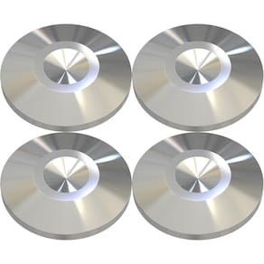 Alto-falante Spike Pads Mats Stainless Steel Preffair 4 unidades