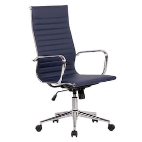 Cadeira de Escritório Sevilha Alta - Azul Marinho