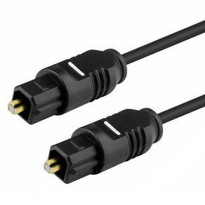 Cabo óptico de áudio digital Vultic Toslink para Toslink 1m