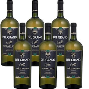 Cx 6 Vinho Del Grano Branco Niágara Seco 1 Litro