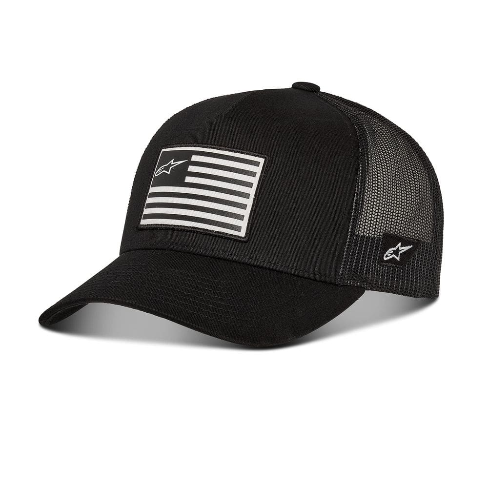 Boné Alpinestars Standard Multi, preto/preto, tamanho único