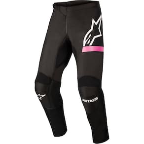 Calça Alpinestars Stella Fluid Chaser Preta/Rosa Fluo Tamanho 30