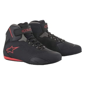 Sapato de motocicleta Alpinestars Sektor Vented para homens preto/cinza