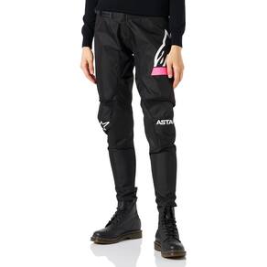 Calças de motocross Alpinestars Fluid Chaser preta/rosa Fluo 26