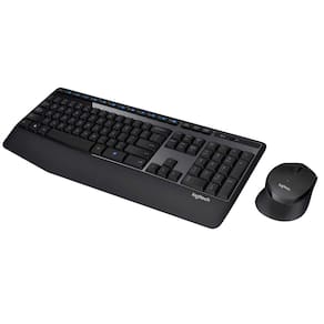 Teclado e mouse Wireless Combo Logitech MK345 — pacote com 4