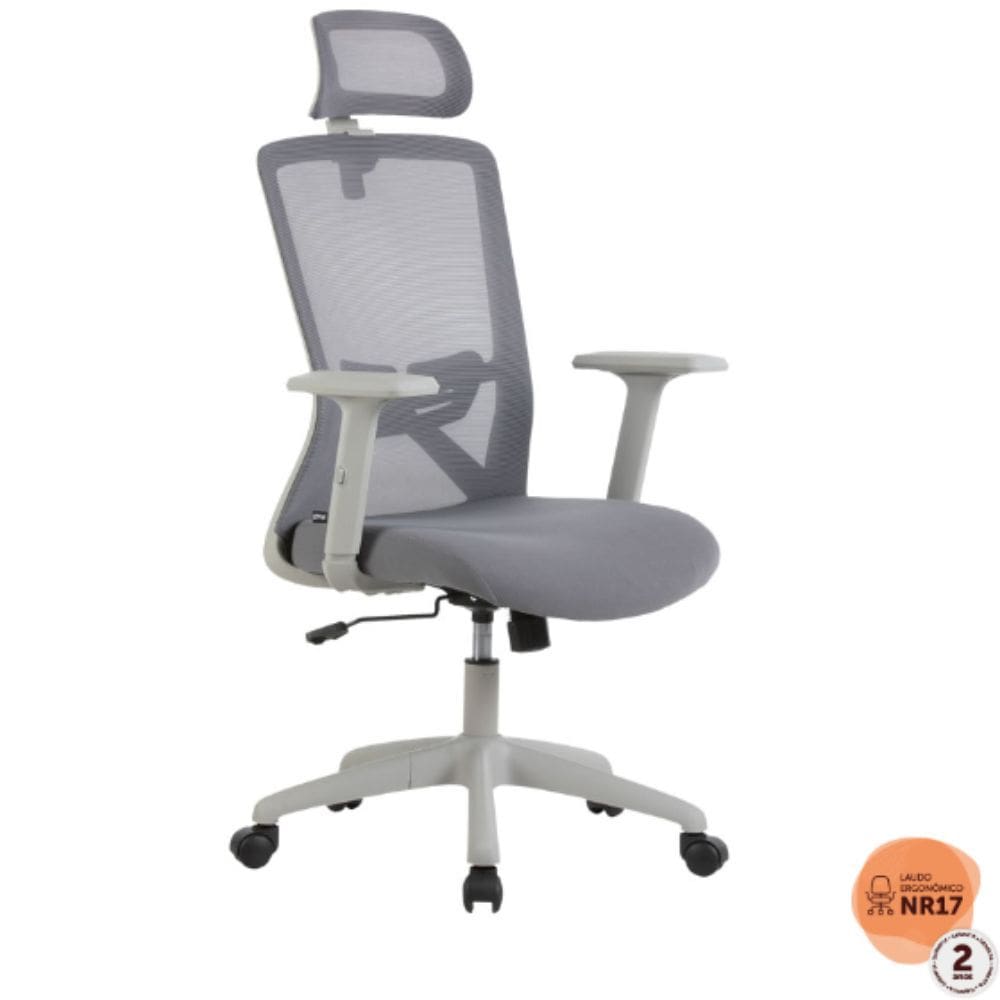 Cadeira Office Dallas - Cinza