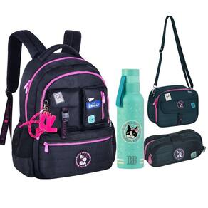 Kit Com Garrafa Verde Juvenil da Youtuber Luluca