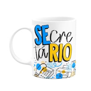 Caneca profissões - Secretário - 325ml branca