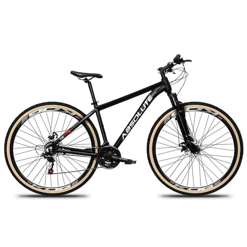 Bike Aro 29 Absolute Nero 5 18v Relação 2x9 com Freios Hidráulicos - Cor:Preto;Tamanho:21