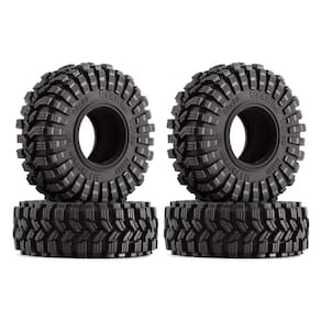 Pneus INJORA Super S5 King Trekker 1.0 para 1/18 TRX4M 1/24 RC