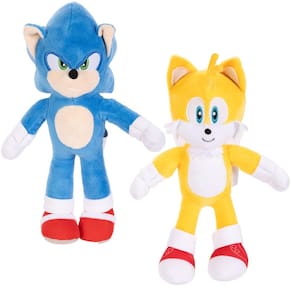Brinquedo de pelúcia Sonic The Hedgehog Sonic 3 Movie 23 cm com caudas