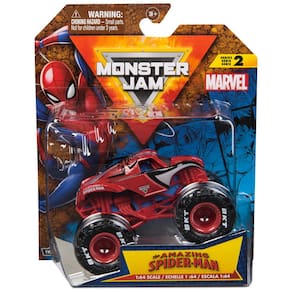 Monster Truck Monster Jam Marvel Spider-Man 1:64 fundido sob pressão