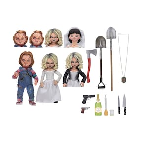 Boneco de ação NECA Bride of Chucky Ultimate Chucky & Tiffany