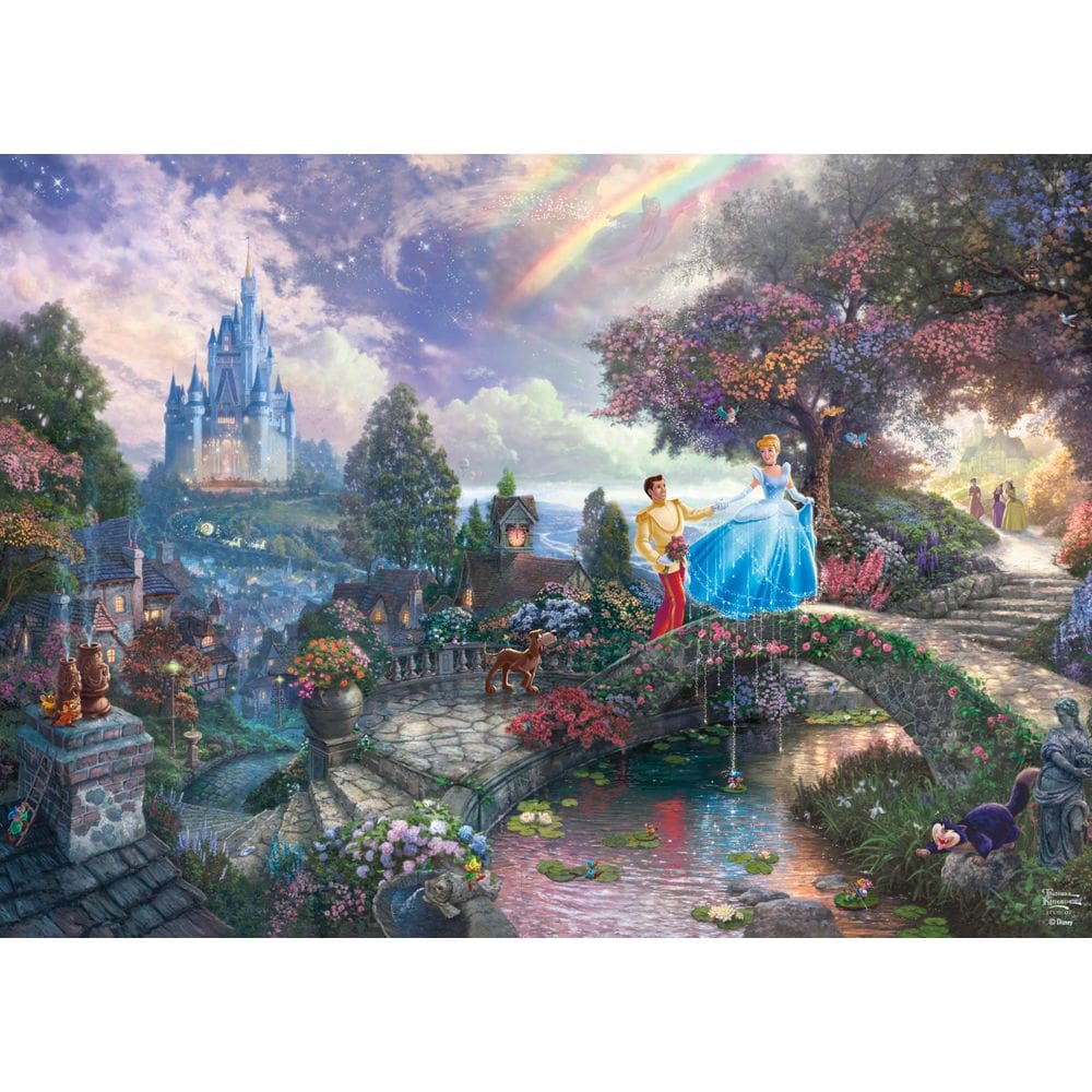 Quebra-cabeça Ceaco Thomas Kinkade Disney Cinderella 1000 unidades