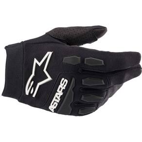 Luvas Alpinestars Full Bore Youth pretas/brancas 2XS
