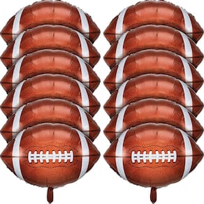 Balões de futebol Skylety Football Rugby, folha de alumínio 66cm
