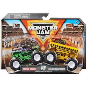 Toy Monster Trucks Monster Jam Grave Digger versus ensino superior