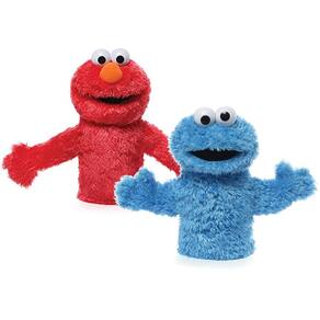 Conjunto de marionetes de mão GUND Elmo and Cookie Monster