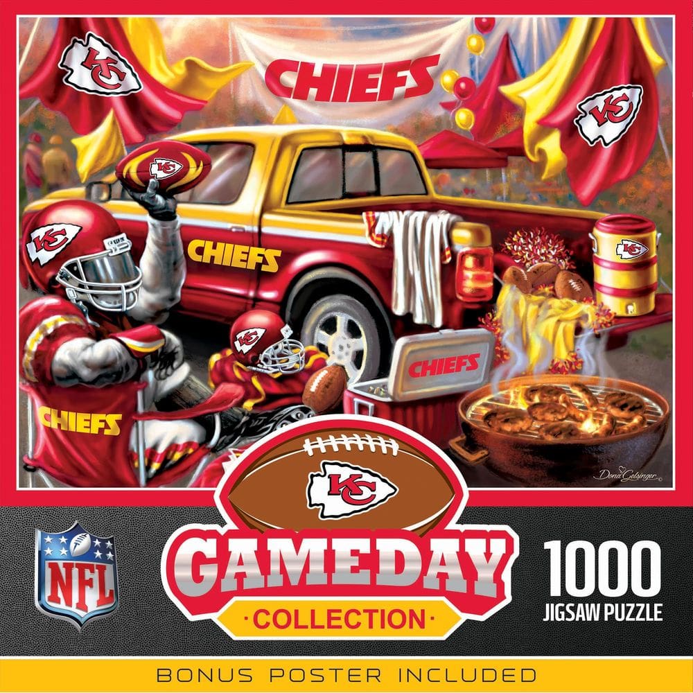 Obras-primas do quebra-cabeça NFL Kansas City Chiefs Gameday