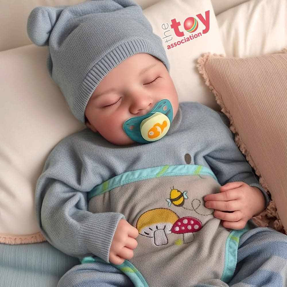 Boneca Reborn Baby Doll BABESIDE Boy 43 cm, vinil macio realista