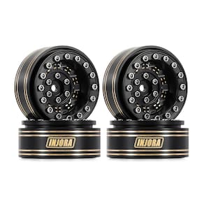 Jantes de roda INJORA 1.3 Beadlock Brass para TRX4M SCX24 1/24 1/18