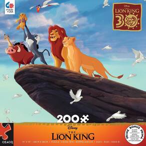 Quebra-cabeça Ceaco Disney The Lion King 30º aniversário, 200 unidades