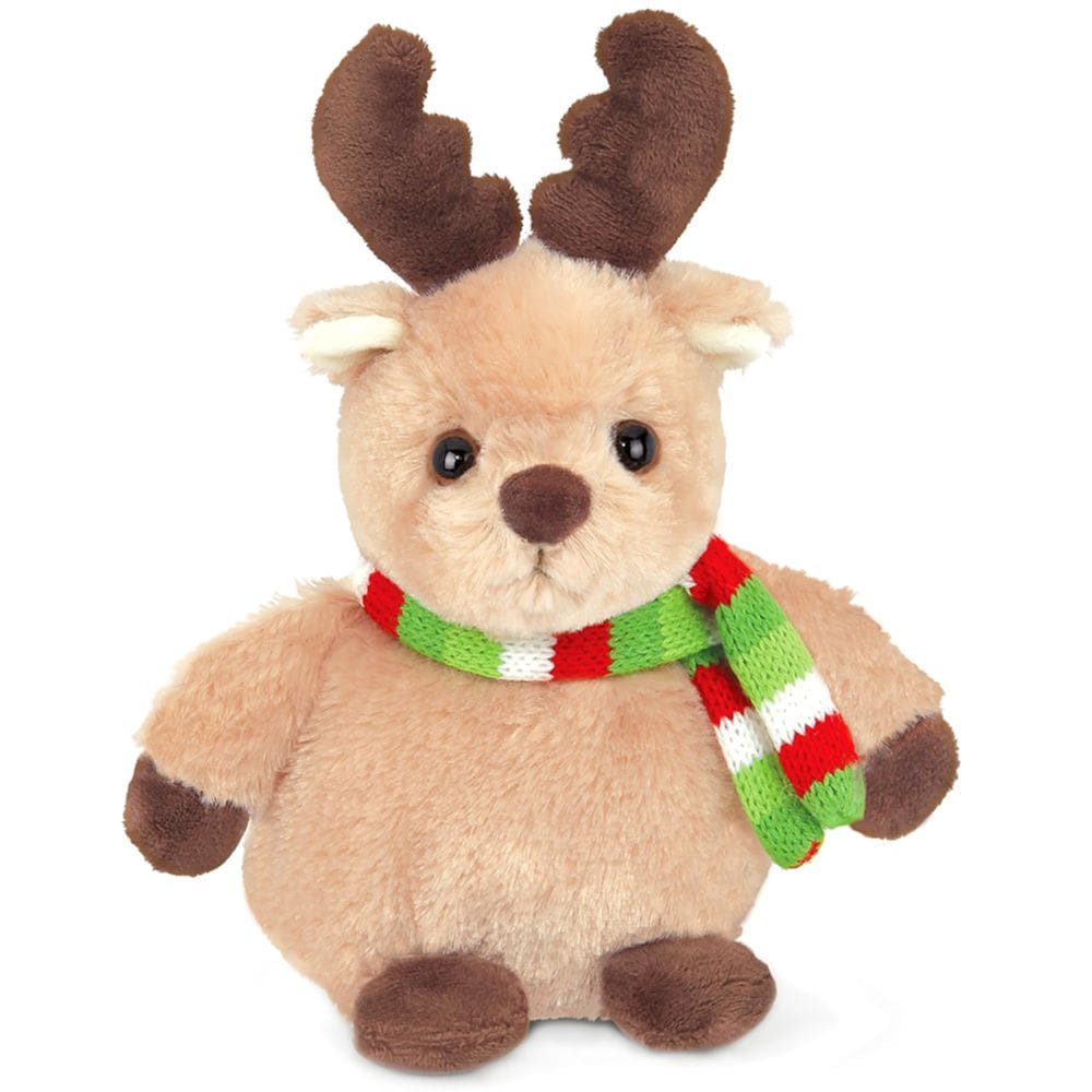 Pelúcia de Natal Bearington Bucky Reindeer de 18 cm