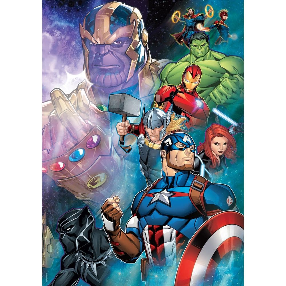 Quebra-cabeça Buffalo Games Marvel Thanos vs The Avengers