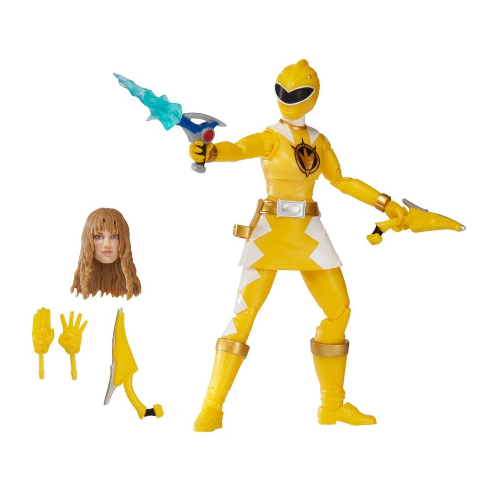 Boneco de ação Power Rangers Lightning Dino Thunder 15cm