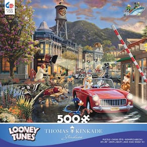 Quebra-cabeça Ceaco Thomas Kinkade Looney Tunes 500 peças