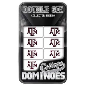 Conjunto Domino MasterPieces Game Day NCAA Texas A&M Aggies 28 unidades