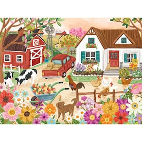 Quebra-cabeça Ceaco Olivia Gibbs Farm Life 300 peças