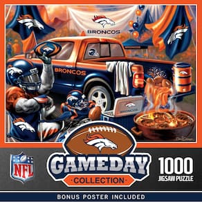 Obras-primas do quebra-cabeça NFL Denver Broncos 1000 peças