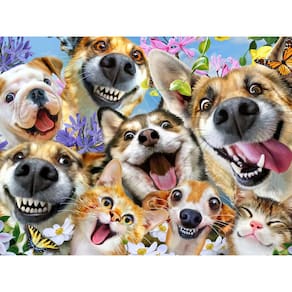Quebra-cabeça Ceaco Selfies Companion Selfies 500 peças