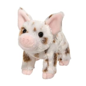 Bicho de pelúcia Douglas Yogi Brown Spotted Pig 18cm